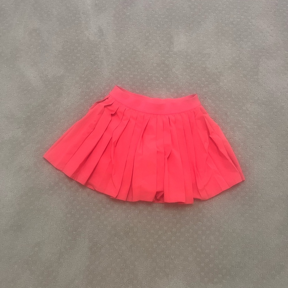 Lululemon Vibrant Pink Pleated Skirt